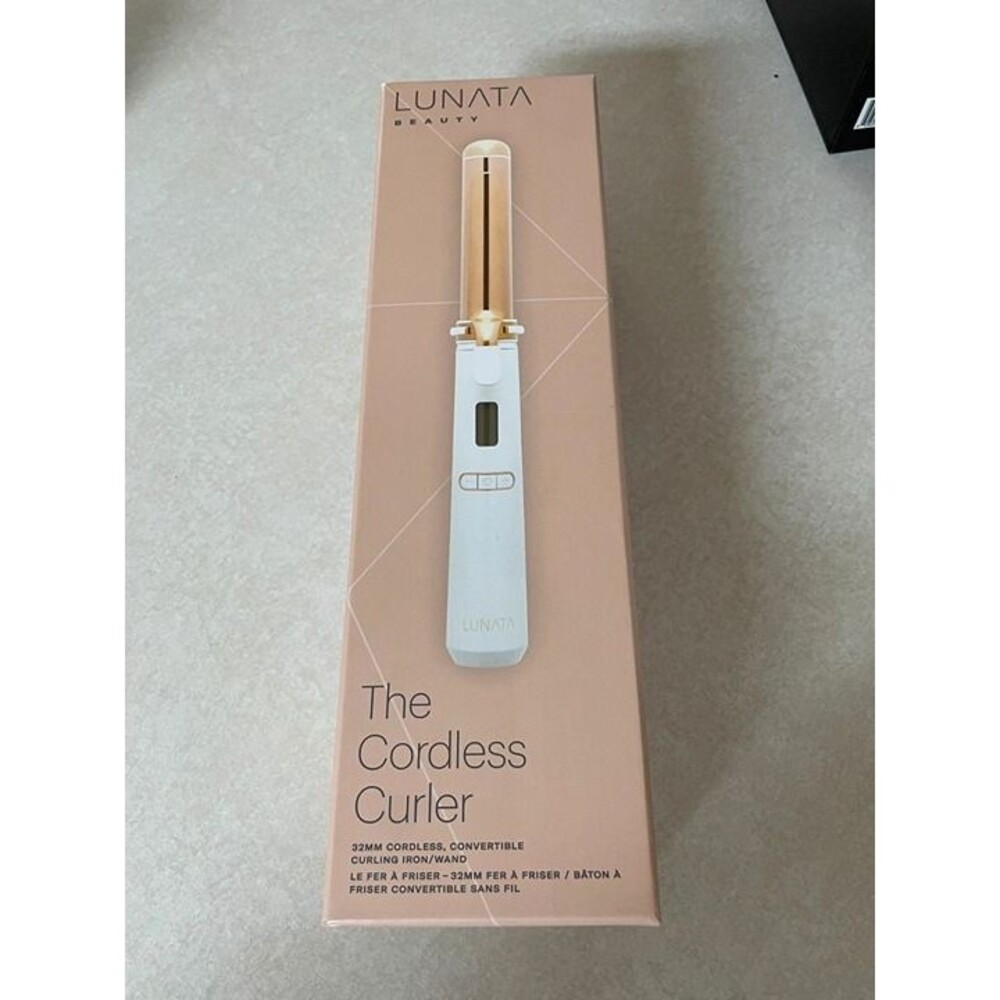Lunata Beauty - The Cordless Curler - White - Factory Sealed in Box